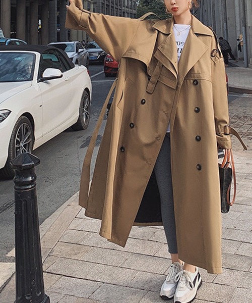 meJane（ミージェーン）の「大人クールスタイルトレンチコート【ZOZOTOWN限定】（トレンチコート・レディース・モカ・FREE）」の12枚目の写真