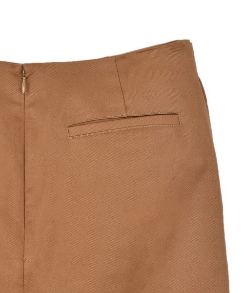 OUTERSUNSET（アウターサンセット）の「button wrap skirt（スカート・レディース・キャメル/ブラック・S/M）」の6枚目の写真