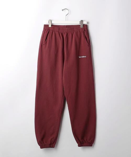 SPORTY&RICH（スポーティアンドリッチ）の「＜Sporty&Rich＞ SERIF LOGO SWT PT/スウェットパンツ（スウェットパンツ・メンズ・ナチュラル/ワインレッド/ケリー/ケリーグリーン・M/S/L）」の3枚目の写真