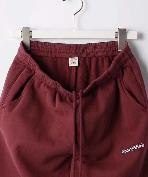 SPORTY&RICH（スポーティアンドリッチ）の「＜Sporty&Rich＞ SERIF LOGO SWT PT/スウェットパンツ（スウェットパンツ・メンズ・ナチュラル/ワインレッド/ケリー/ケリーグリーン・M/S/L）」の5枚目の写真