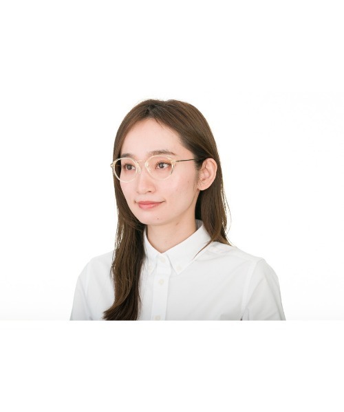 Zoff（ゾフ）の「ボストン型 めがね｜Zoff SMART CLASSIC（メガネ・レディース・グレー/ブラウン/ブラック/アイボリー・FREE）」の7枚目の写真