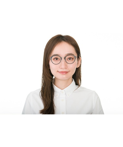 Zoff（ゾフ）の「ボストン型 めがね｜Zoff SMART CLASSIC（メガネ・レディース・グレー/ブラウン/ブラック/アイボリー・FREE）」の9枚目の写真