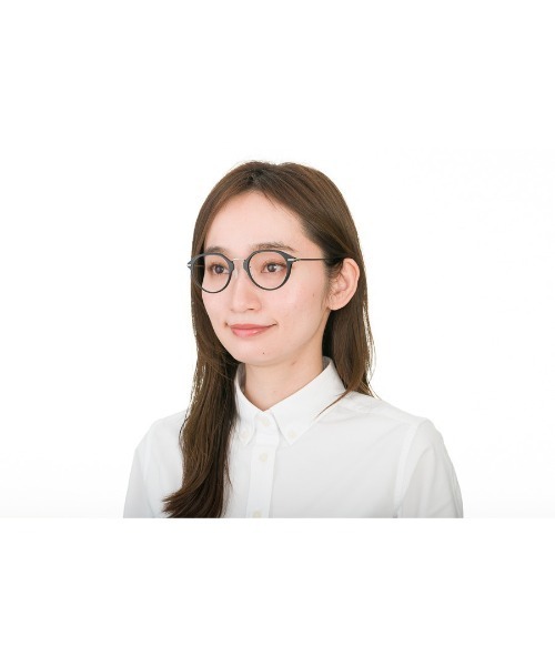 Zoff（ゾフ）の「ボストン型 めがね｜Zoff SMART CLASSIC（メガネ・レディース・グレー/ブラウン/ブラック/アイボリー・FREE）」の10枚目の写真