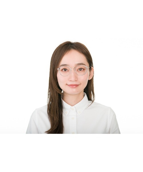 Zoff（ゾフ）の「ボストン型 めがね｜Zoff SMART CLASSIC（メガネ・レディース・グレー/ブラウン/ブラック/アイボリー・FREE）」の12枚目の写真