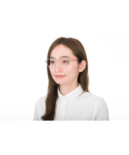 Zoff（ゾフ）の「ボストン型 めがね｜Zoff SMART CLASSIC（メガネ・レディース・グレー/ブラウン/ブラック/アイボリー・FREE）」の13枚目の写真