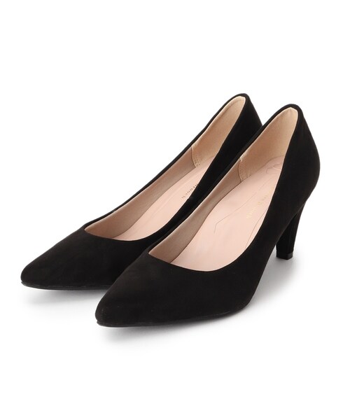 couture brooch(クチュールブローチ)の「【愛される足元】可愛くて履きやすいパルフェパンプス(パンプス・レディース・ベビーピンク/ブラック/ベージュ・30/45/40/35)」の1枚目の写真