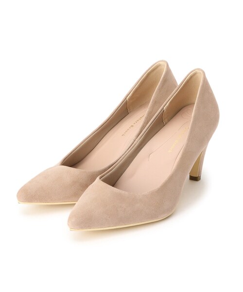 couture brooch(クチュールブローチ)の「【愛される足元】可愛くて履きやすいパルフェパンプス(パンプス・レディース・ベビーピンク/ブラック/ベージュ・30/45/40/35)」の5枚目の写真