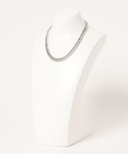SPINNS(スピンズ)の「35cm 太チェーンネックレス(ネックレス・レディース・シルバー/ゴールド・ONESIZE)」の3枚目の写真