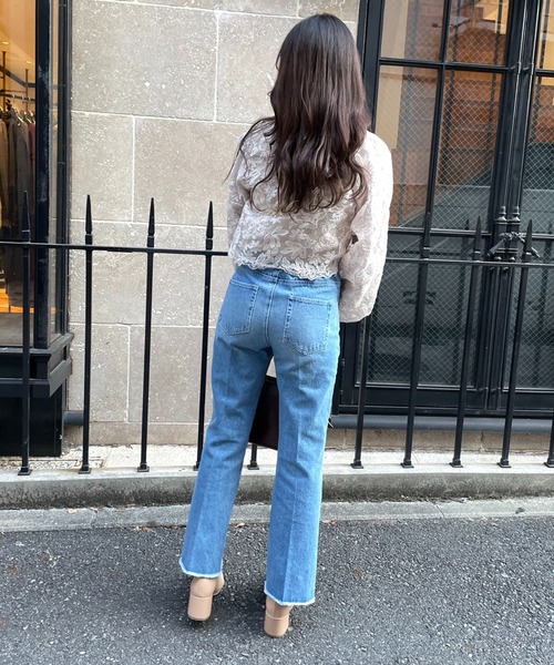 one after another NICE CLAUP（ワンアフターアナザーナイスクラップ）の「刺繍シアーブラウス ハイネックインナーセット（シャツ/ブラウス・レディース・オフホワイト/モカ/ラベンダー・FREE）」の13枚目の写真