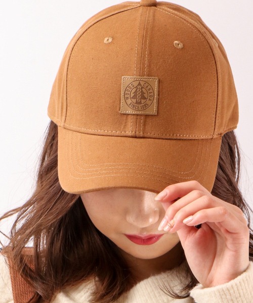Woods（ウッズ）の「Woods/ウッズ フロントプリント ベースボールキャップ baseball cap（キャップ・メンズ・ブラック/ベージュ/ネイビー/ブラウン/グリーン/ブラック×グレー/ブラック×ホワイト/ブラック系その他/キャメル・FREE）」の9枚目の写真