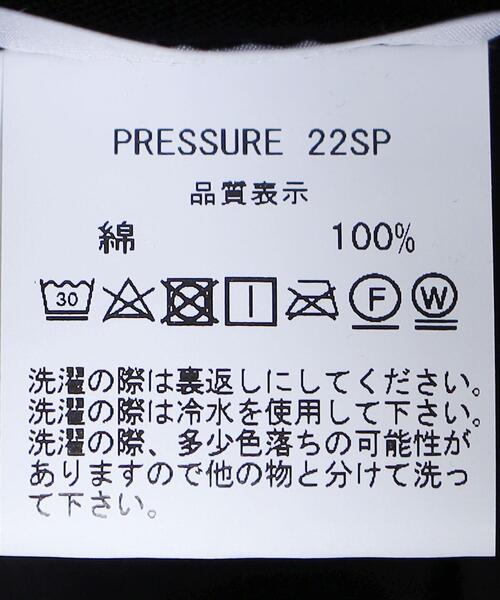 Pressure（プレッシャー）の「＜PRESSURE＞KLARINO T-SHIRT/Tシャツ（Tシャツ/カットソー・メンズ・ブラック・M/L）」の8枚目の写真