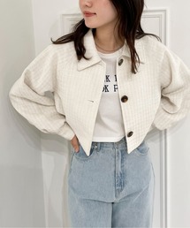 EPIMI E'PIMMY | ビックカラーツイードショートジャケット(ブルゾン)