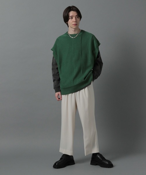 HARE(ハレ)の「マルチデザインニットベスト(HARE)(ベスト・メンズ・ブラック/グレー/グリーン/ブルー・SMALL/MEDIUM)」の12枚目の写真