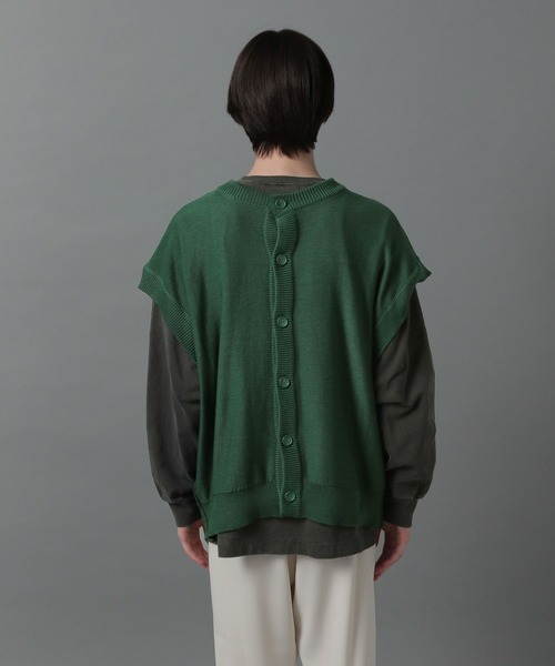 HARE(ハレ)の「マルチデザインニットベスト(HARE)(ベスト・メンズ・ブラック/グレー/グリーン/ブルー・SMALL/MEDIUM)」の16枚目の写真