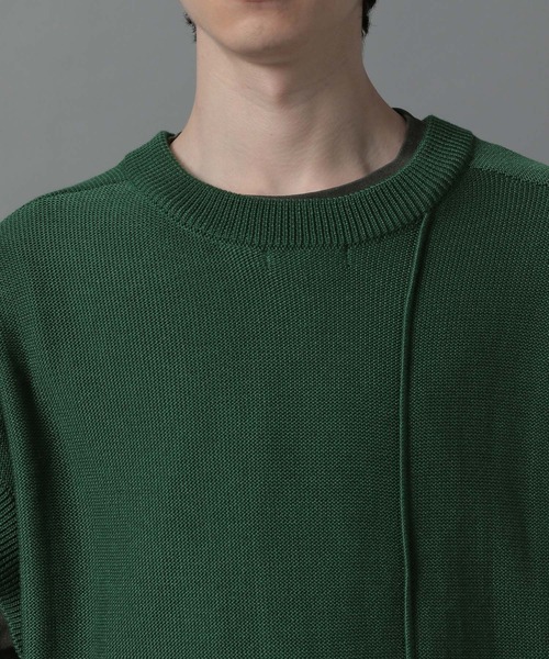 HARE(ハレ)の「マルチデザインニットベスト(HARE)(ベスト・メンズ・ブラック/グレー/グリーン/ブルー・SMALL/MEDIUM)」の13枚目の写真
