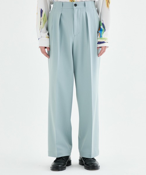 TAUPE（トープ）の「80's WIDE FIT GORE SLACKS（スラックス・メンズ・ブラック/サックスブルー・2）」の8枚目の写真