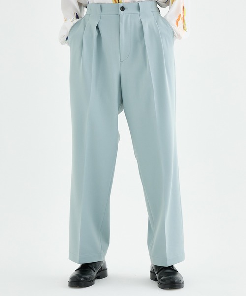 TAUPE（トープ）の「80's WIDE FIT GORE SLACKS（スラックス・メンズ・ブラック/サックスブルー・2）」の7枚目の写真