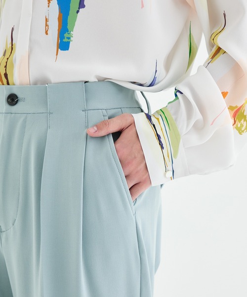 TAUPE（トープ）の「80's WIDE FIT GORE SLACKS（スラックス・メンズ・ブラック/サックスブルー・2）」の12枚目の写真