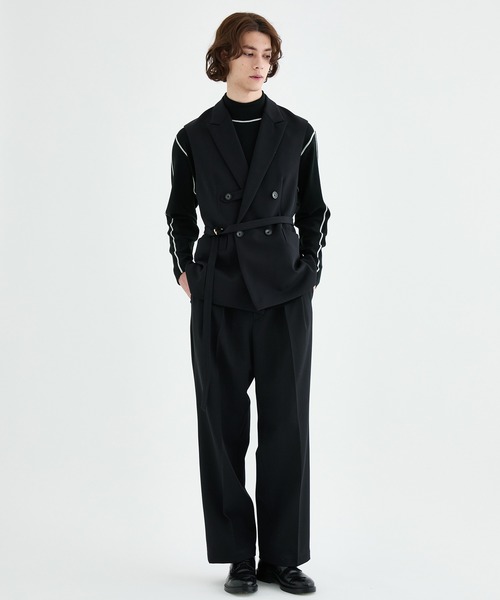 TAUPE（トープ）の「80's WIDE FIT GORE SLACKS（スラックス・メンズ・ブラック/サックスブルー・2）」の16枚目の写真