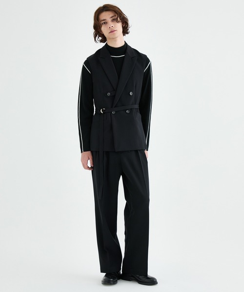 TAUPE（トープ）の「80's WIDE FIT GORE SLACKS（スラックス・メンズ・ブラック/サックスブルー・2）」の18枚目の写真