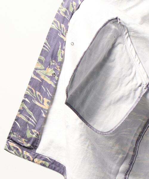 L.H.P（エルエイチピー）の「LOOSE/ルーズ/M-65 パーカー（ミリタリージャケット・メンズ・パープル・MEDIUM/X-LARGE/LARGE）」の2枚目の写真