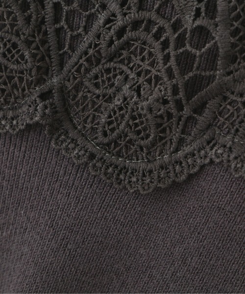 PROPORTION BODY DRESSING（プロポーションボディドレッシング）の「レースデコルテニット / 1212170209（ニット/セーター・レディース・オフホワイト/ダークグレー/パープル・FREE）」の9枚目の写真