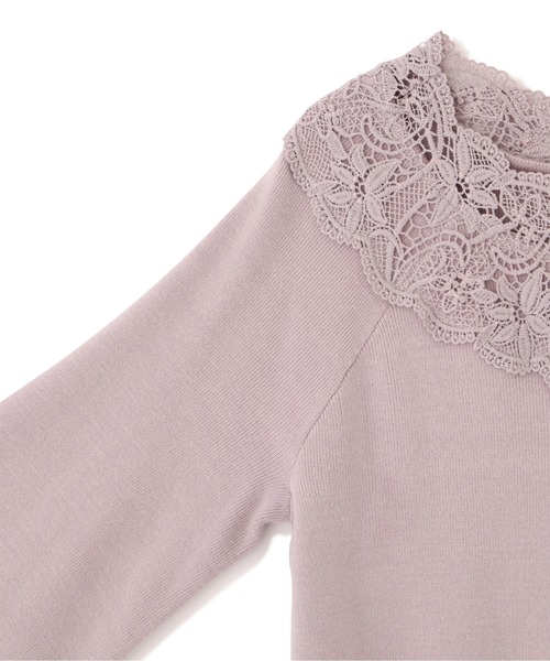 PROPORTION BODY DRESSING（プロポーションボディドレッシング）の「レースデコルテニット / 1212170209（ニット/セーター・レディース・オフホワイト/ダークグレー/パープル・FREE）」の20枚目の写真