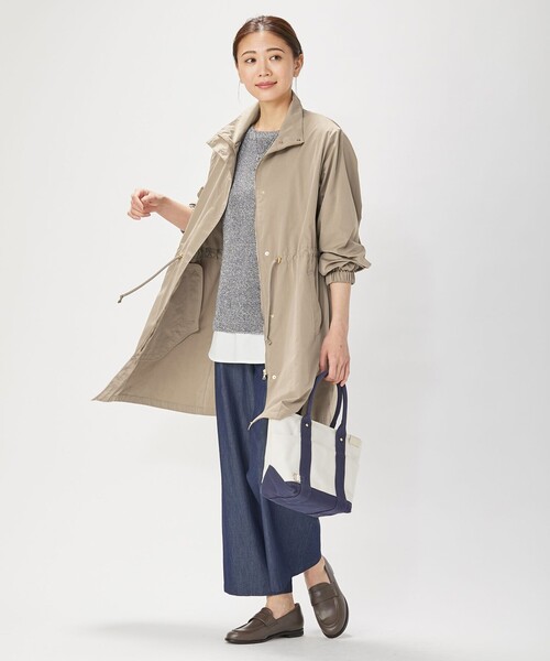 J.PRESS Ladies(J.プレス レディス)の「【洗える】インディゴツイル デニム ワイドパンツ(デニムパンツ・レディース・サックスブルー系/ネイビー系・S/XXS/XS)」の9枚目の写真