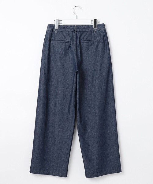 J.PRESS Ladies(J.プレス レディス)の「【洗える】インディゴツイル デニム ワイドパンツ(デニムパンツ・レディース・サックスブルー系/ネイビー系・S/XXS/XS)」の12枚目の写真