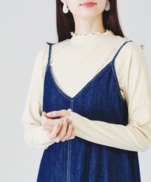 アシメ配色メローリブカットソー/AC1339