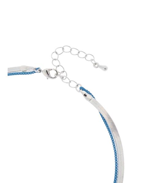 Green Parks(グリーンパークス)の「カラーチェーン2連ネックレス(ネックレス・レディース・シルバー/ゴールド・FREE)」の4枚目の写真