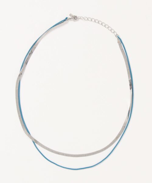 Green Parks(グリーンパークス)の「カラーチェーン2連ネックレス(ネックレス・レディース・シルバー/ゴールド・FREE)」の5枚目の写真