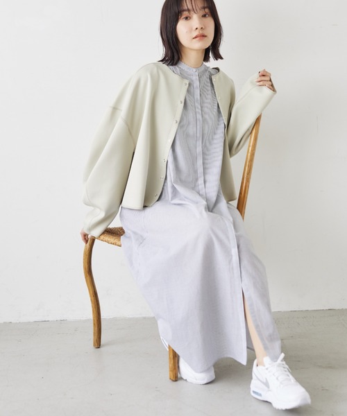 KBF（ケイビーエフ）の「KBF.フレアワンピース（ワンピース・レディース・ミント/ストライプ/その他14・FREE）」の2枚目の写真