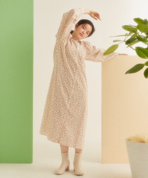 KBF（ケイビーエフ）の「KBF.フレアワンピース（ワンピース・レディース・ミント/ストライプ/その他14・FREE）」の4枚目の写真