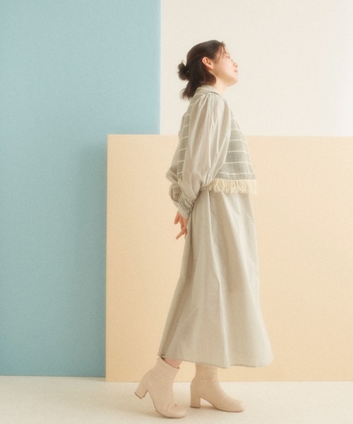 KBF（ケイビーエフ）の「KBF.フレアワンピース（ワンピース・レディース・ミント/ストライプ/その他14・FREE）」の6枚目の写真