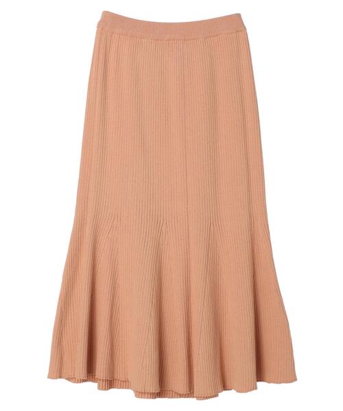 Green Parks(グリーンパークス)の「・SUGAR SPOON リブニットマーメイドスカート(スカート・レディース・ブラック/ベージュ/ピンク/ライトカーキ・FREE)」の22枚目の写真