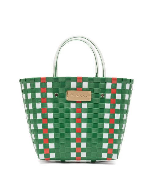 VitaFelice(ヴィータフェリーチェ)の「ミニメルカドバッグ トートバッグ(かごバッグ・レディース・グリーン/ホワイト/レッド/ブルー/イエロー・FREE)」の21枚目の写真