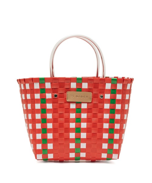 VitaFelice(ヴィータフェリーチェ)の「ミニメルカドバッグ トートバッグ(かごバッグ・レディース・グリーン/ホワイト/レッド/ブルー/イエロー・FREE)」の22枚目の写真