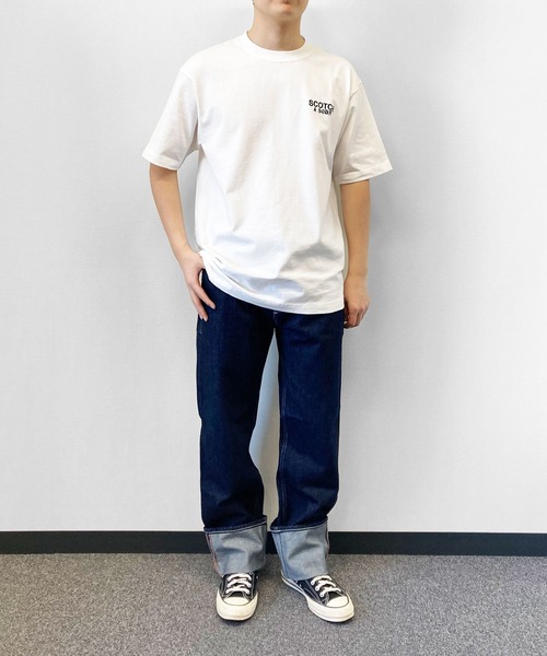 SCOTCH&SODA(スコッチアンドソーダ)の「アートワークプリントTシャツ【164525】(Tシャツ/カットソー・メンズ・ホワイト/ブラック・MEDIUM/X-LARGE/SMALL/LARGE)」の6枚目の写真