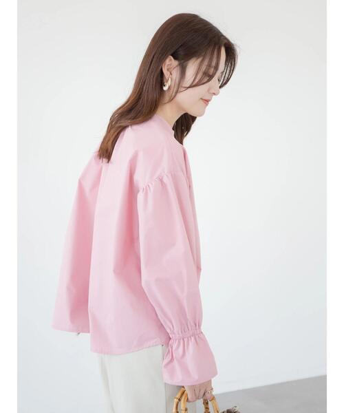 Green　Parks（グリーンパークス）の「・furry rate 2wayピンタックブラウス（シャツ/ブラウス・レディース・ベージュ/オフホワイト/ピンク/グリーン・FREE）」の15枚目の写真