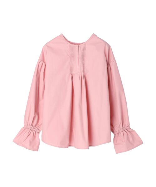 Green　Parks（グリーンパークス）の「・furry rate 2wayピンタックブラウス（シャツ/ブラウス・レディース・ベージュ/オフホワイト/ピンク/グリーン・FREE）」の14枚目の写真