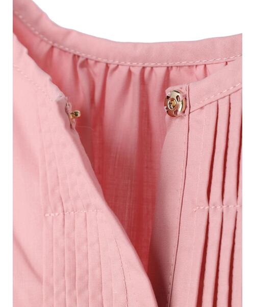 Green　Parks（グリーンパークス）の「・furry rate 2wayピンタックブラウス（シャツ/ブラウス・レディース・ベージュ/オフホワイト/ピンク/グリーン・FREE）」の8枚目の写真