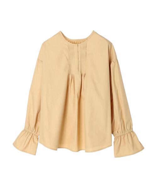 Green　Parks（グリーンパークス）の「・furry rate 2wayピンタックブラウス（シャツ/ブラウス・レディース・ベージュ/オフホワイト/ピンク/グリーン・FREE）」の6枚目の写真