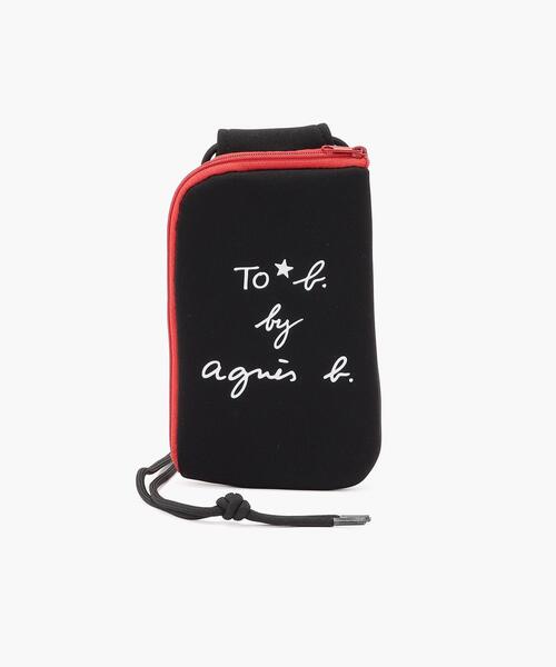 To b. by agnes b.(トゥービーバイアニエスベー)の「WS98 POCHETTE ロゴマルチポシェット(バックパック/リュック・レディース・ブラック・FREE)」の9枚目の写真
