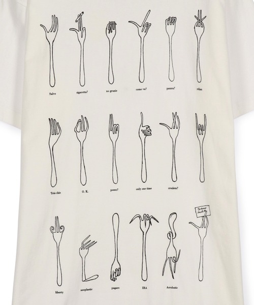 ADAM ET ROPE'（アダムエロペ）の「【10 Culture×BRUNO MUNARI】T-SHIRTS（Tシャツ/カットソー・メンズ・ホワイト/ホワイト系その他・M/L/XL）」の5枚目の写真