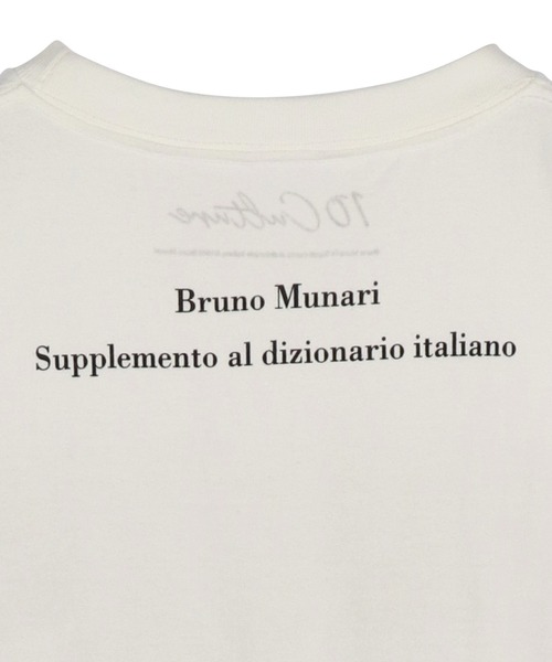 ADAM ET ROPE'（アダムエロペ）の「【10 Culture×BRUNO MUNARI】T-SHIRTS（Tシャツ/カットソー・メンズ・ホワイト/ホワイト系その他・M/L/XL）」の4枚目の写真