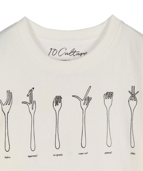 ADAM ET ROPE'（アダムエロペ）の「【10 Culture×BRUNO MUNARI】T-SHIRTS（Tシャツ/カットソー・メンズ・ホワイト/ホワイト系その他・M/L/XL）」の7枚目の写真