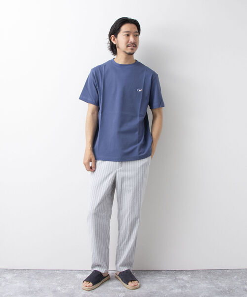 送料込/関税込■Norma Kamali■Walter オフショルダー ガウン セール】クジラワンポイント カノコTシャツ(Tシャツ/カットソー