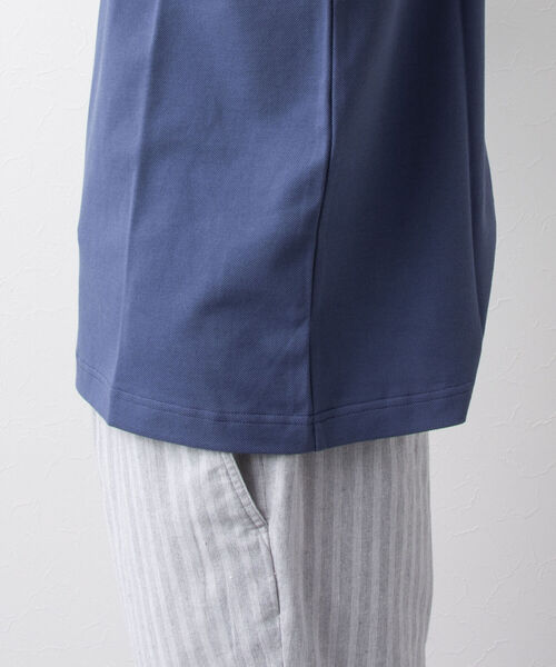 NOLLEY'S goodman（ノーリーズグッドマン）の「クジラワンポイント カノコTシャツ（Tシャツ/カットソー・メンズ・ネイビー/ホワイト/インディゴブルー/イエロー/サックスブルー・X-LARGE/LARGE/MEDIUM/SMALL）」の9枚目の写真