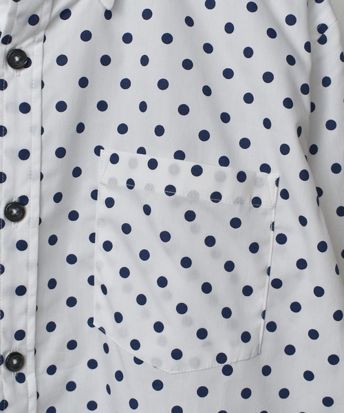 【セール】日本製ドットプリントボタンダウンシャツ（シャツ/ブラウス）｜garsonwave（ギャルソンウェーブ） pattayablatt.com